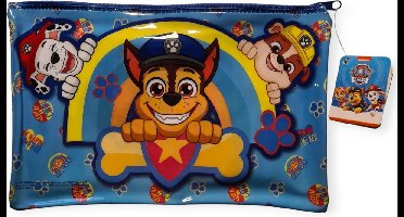 ETUI PAW PATROL - Blauw - Schooletui - 23 x 15 cm - Back to school