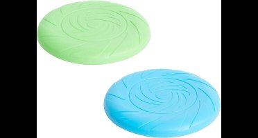 Frisbee DOMINIC - Blauw / Groen - Assorti - Ø 18 cm - Throwing disc