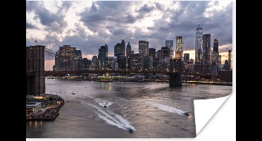 Poster New York - Brooklyn Bridge - Manhattan - 30x20 cm