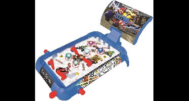 Mario Kart elektronische tafelflipperkast met geweldig ontwerp, geluiden, verlichting en digitale scores tot play alone of challenge uw friends.