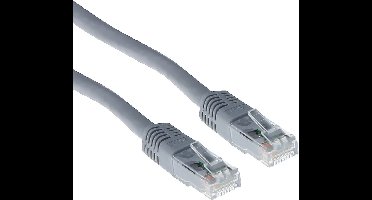 ACT Grijze 5 meter U/UTP CAT5E patchkabel met RJ45 connectoren IB6005