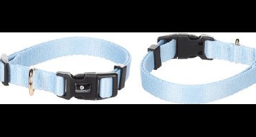 Hond Halsband Noekie Blauw XS 20-35cm 10mm