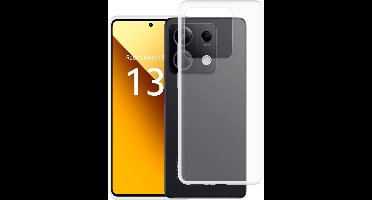 Just in Case hoesje geschikt voor Xiaomi Redmi Note 13 (5G) Hoesje Siliconen - Flexibele Case - Transparant