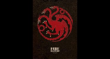 Kunstdruk Game of Thrones - Targaryen 60x80cm