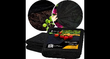 Springos Worteldoek - Anti -Onkruid - Beschermfolie - 50g - 1,6X5 M - Zwart