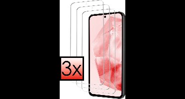 Screenprotector - 3 Stuks - Geschikt voor Samsung Galaxy A35 - Extra Sterk - Beschermglas - Gehard Glas - Tempered Glass - Screen Protector - Bescherm Cover