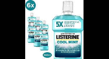 Listerine Coolmint - Mondwater - 6 x 500ml - Voordeelverpakking