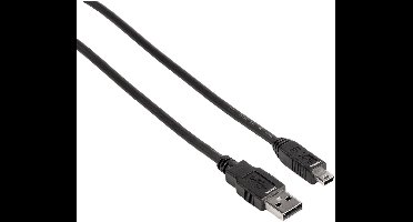 Hama Navi 2.0 Usb-kabel A-Mini B 1.8 - Zwart