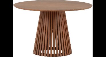 Eettafel Burundi Rond acacia 130 cm - Naturel