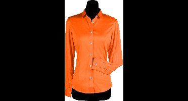 Disco Blouse Dames - Dames Blouse - Hippie Blouse - Disco Blouse - Oranje - Maat 3XL
