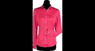 Disco Blouse Dames - Dames Blouse - Hippie Blouse - Disco Blouse - Neon Roze - Maat 3XL