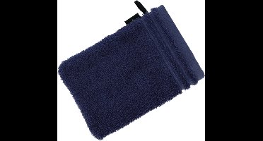 Vossen Calypso feeling washandje marine blauw 22x16 per 6