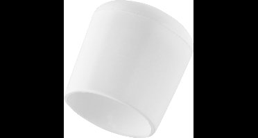 Pootdop wit rond | 19mm (4 stuks) - Stoelpootdop - peerdop