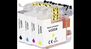 Renkforce Inktcartridge vervangt Brother LC-223BK, LC-223C, LC-223M, LC223Y Compatibel Combipack Zwart, Cyaan, Magenta,