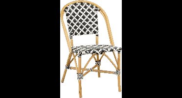 Mica Decorations Tuinstoel Mandox - 51x57x90 cm - Rotan - Wit
