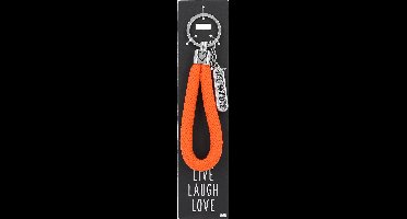 Depesche - Sleutelhanger "Do not forget me!" - motief 069 met de tekst "Live Laugh Love"