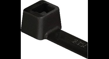 HellermannTyton 111-02217 T50I-PA11-BK (100) Kabelbinder 300 mm 4.60 mm Zwart 100 stuk(s)