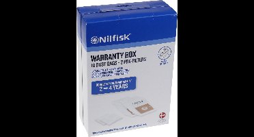 NILFISK - STOFZUIGERZAK NEO WARRANTY - 10 ST. + 2 FILTER - 42000600