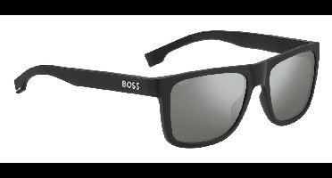 Hugo Boss Boss 1647/S Rechthoekig Kunststof Met spiegelglazen Heren Zonnebril