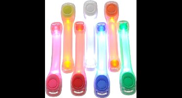 New Age Devi - "Veiligheidsarmband met LED-verlichting - Safety Band - Sport- en Hardlooparmband - Rood"