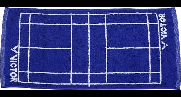 VICTOR badminton badhanddoek 70x150cm – blauw / wit
