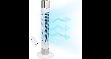 Slimme Torenventilator – Bladloos – Met App & Afstandsbediening – Timer – Energiezuinig – Princess 358275 – Wit