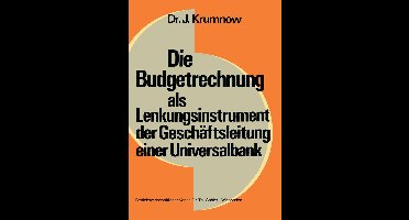 Die Budgetrechnung als Lenkungsinstrument der Geschäftsleitung einer Universalbank