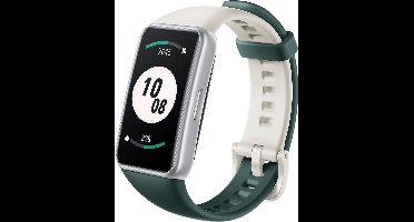 Honor Band 7 smartwatch 1,47 inch AMOLED volledig touchscreen 5ATM waterdicht fitnesstrackerhorloge met stappenteller hartslagmeter voor dames heren Android iOS-telefoon, groen