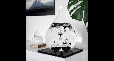 MikaMax Galileo Thermometer - Uniek Design - Temperatuurmeter - Barometer - Wetenschap - Bureau Decoratie