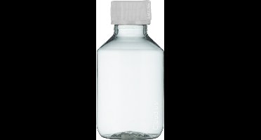Lege Plastic Fles 100 ml Transparant - met verzegeldop - set van 10 stuks - navulbaar - leeg