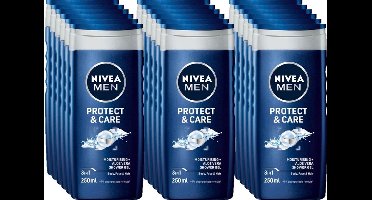 NIVEA Men Douchegel Protect & Care - Voordeelverpakking 18 x 250 ml