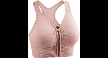 *** Sportbeha Maat S - Fitness beha - Sport beha met rits - Sport beha voorsluiting - Sport beha shock - Anita Compressie beha - YOGA - van Heble® ***