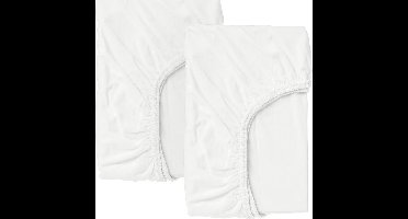 Wit hoeslaken voor kingsize bed/White fitted sheet for Kig size Bed- 180 x 200 cm