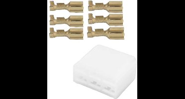 6 polig male connector set