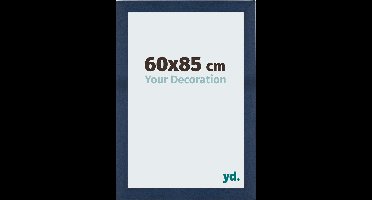 Your Decoration - Fotolijst 60x85 cm - MDF - Donkerblauw Geveegd - Mura