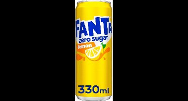Frisdrank Fanta Lemon zero 0.33L /pk 24