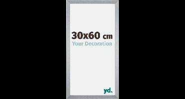 Your Decoration - Fotolijst 30x60 cm - MDF - Zilver Glans - Catania