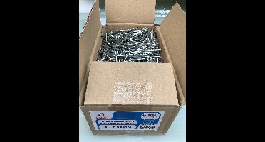 Koper spijker 1.2 x20 mm lang. Bolkop. 200 stuks. DeltafiX