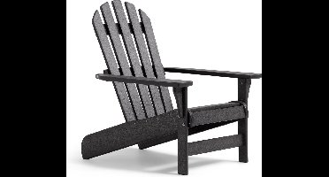 Keter Tahoe Adirondack Premium Tuinstoel - 88,9x71,76x93,35cm - Gerecycled Hoogwaardig HDPE kunststof - Grijs