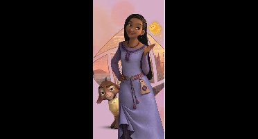 Disney Wish strandlaken Asha en Valentino - 70 x 140 cm - Katoen