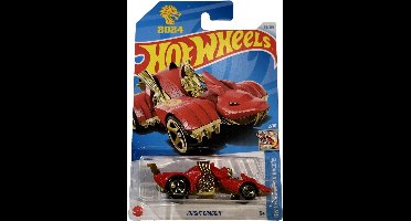 HOT WHEELS KNIGHT DRAGGIN GOLD/RED 52/250 (1:64) HW CELEBRATION RACERS 2/10