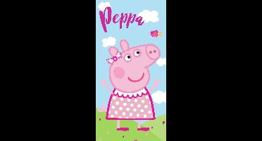 Peppa Pig Strandlaken - Badhanddoek - Sneldrogend - 70 x 140 cm