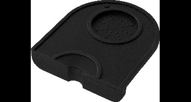 Koffieaanstampmat - Antislip koffiemat op aanrecht met filterhouder voor het aanstampen van koffie - Vaatwasmachinebestendige siliconen keukenmat 14 x 12,5 cm