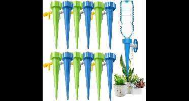 Druppelsysteem Voor Planten - 12 Stuks - Irrigatiestysteem - Watergeefsysteem - Bewateringssysteem voor Flessen - Plant Druppelaar - Huis en Tuin - Waterdruppelaar