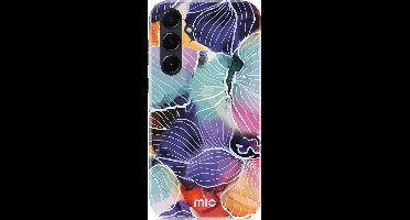 MIO MagSafe Samsung Galaxy A55 Hoesje | Hard Shell Back Cover | Geschikt voor MagSafe | Flowers