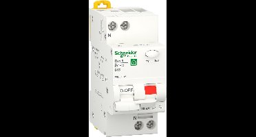 Resi9 - Aardlekautomaat - 1P+N - 16A - B-Karakteristiek - 6000A - 30mA - Type A