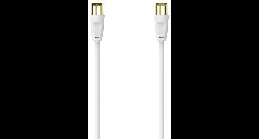 Hama 00305067 coax-kabel 3 m Coaxiaal Wit
