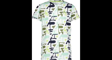 4PRESIDENT T-shirt jongens - Logo AOP - Maat 104