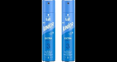 Taft Junior Haarlak - Extra Strong - 2 x 250 ml