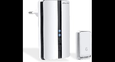 Bell4U Draadloze Deurbel Set met ontvanger - Bereik 200 meter - Geen batterijen nodig - Waterdicht - Draadloos – Kinetisch - 51 Melodieën